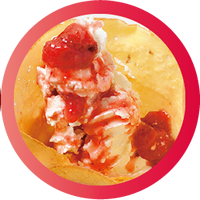 イチゴクレープ