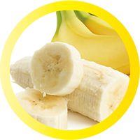 クレープトッピングのバナナ